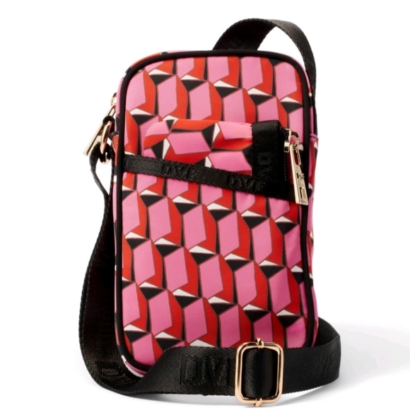 DVF Diane Von Furstenberg X Target Pink Modern Geo Cellphone Holder - Picture 2 of 5